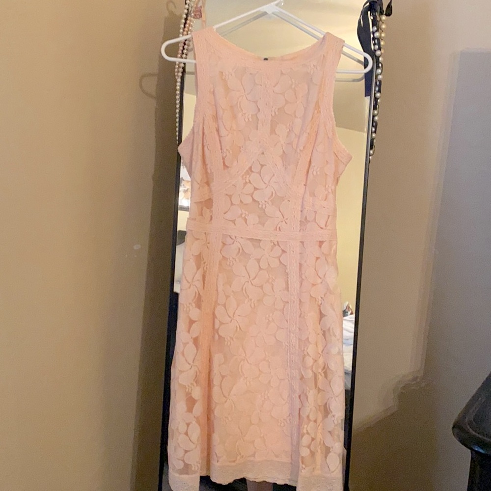 Pink sleeveless dress
